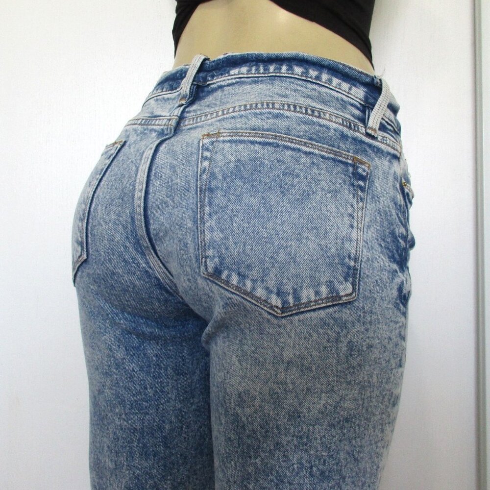 FRAME Jeans Size 28 Le High Straight in Lombard Wash